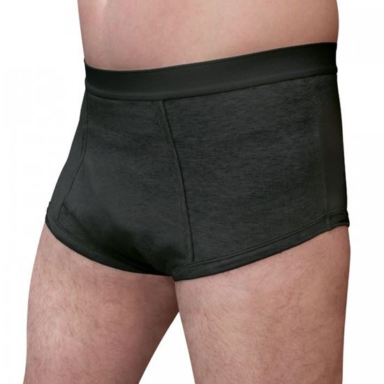Mens Incontinence Briefs,Mens Incontinence Underwear Cotton Washable  Reusable Incontinence Underwear for Men L