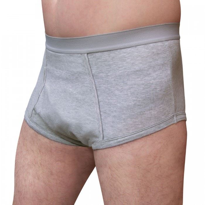 Men's Reusable Incontinence Underwear, Light Absorbent Sport Brief