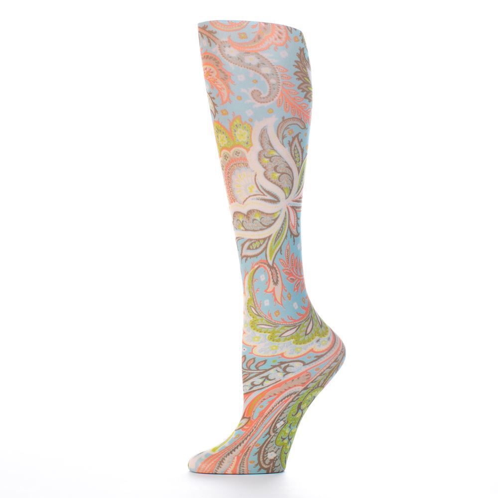 Tropical Fruits Compression Socks For Women 3D Print Knee High Boot 