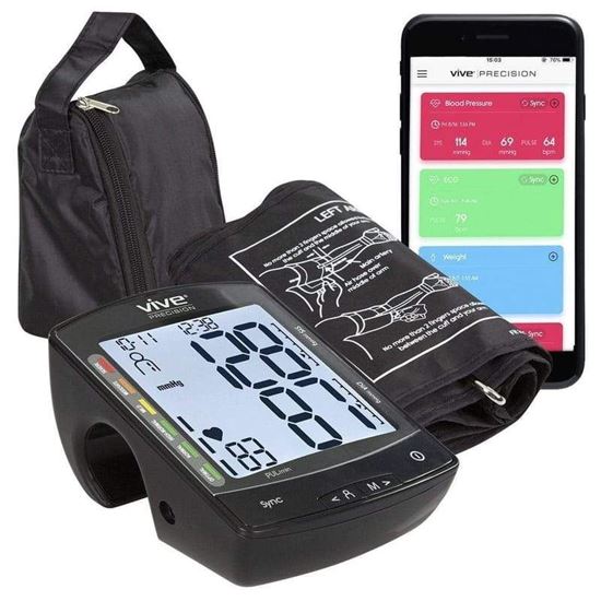 Picture of Blood Pressure Monitor Compatible with Smart Devices