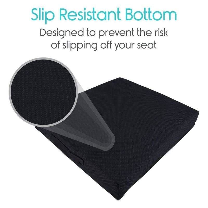 Picture of Wheelchair Gel Seat Cushion - Back Support Comfort and Pain Relief