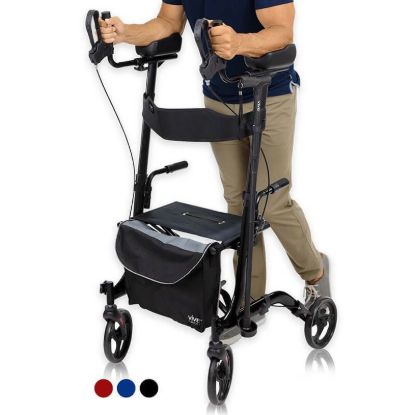 Picture of Upright Rollator - Walker with Foldable Transport Seat