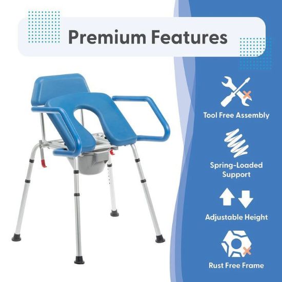 Picture of Journey SoftSecure Uplift Toilet Assist Commode