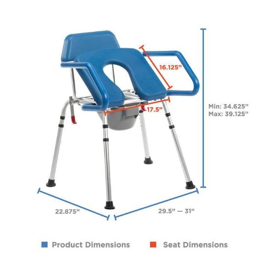 Picture of Journey SoftSecure Uplift Toilet Assist Commode